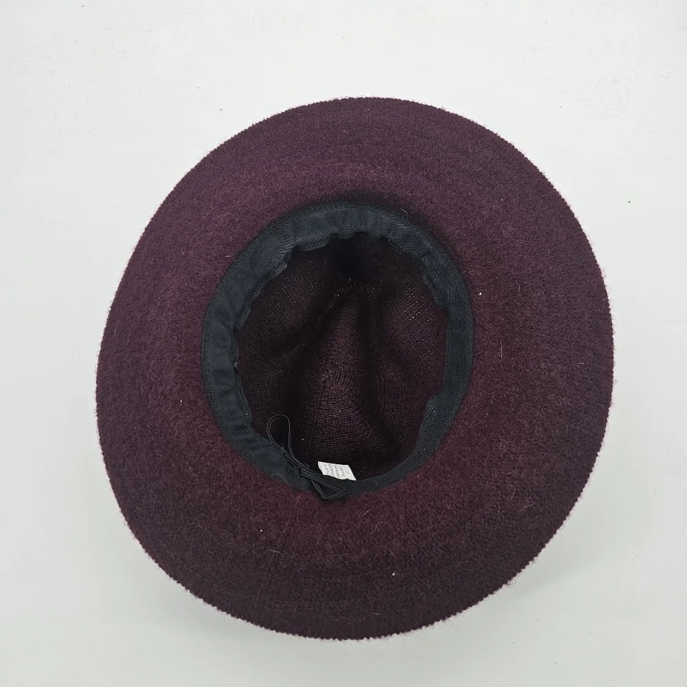 Custom wool feather festival hat new
